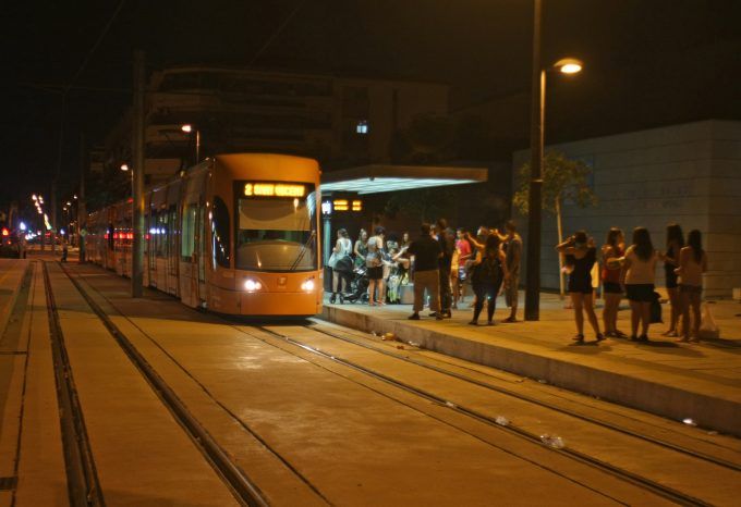 TRAM Alacant nocturno TRAM Alacant nocturno