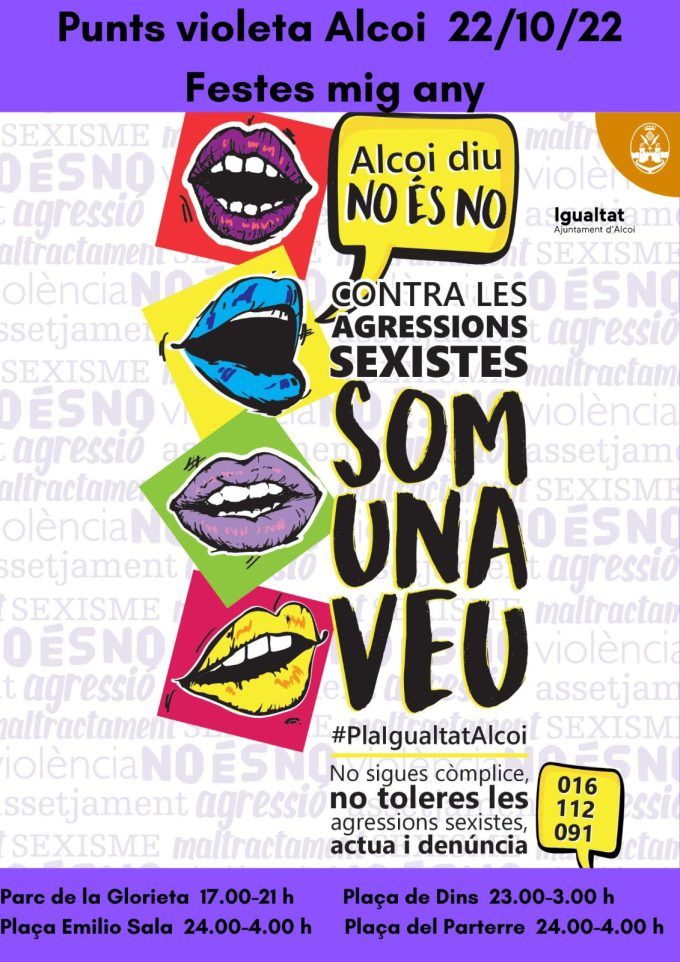 Cartell Punts Violeta Mig Any 2022 Cartell Punts Violeta Mig Any 2022