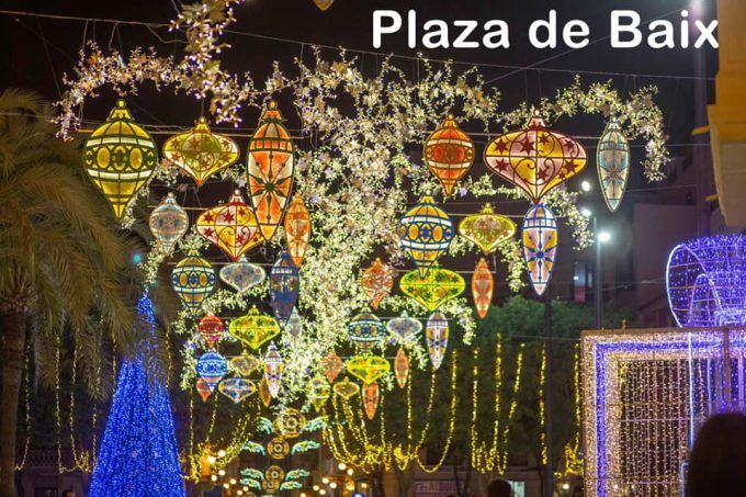 luces de navidad elche