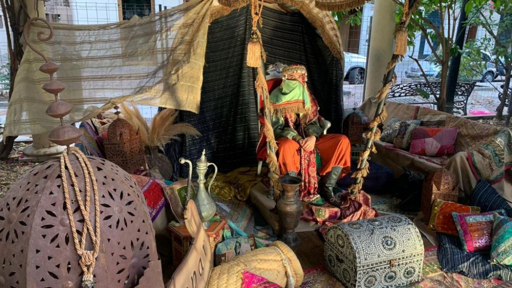 Una de les jaimas del Campament Reial d'Alacant Una de les jaimas del Campament Reial d'Alacant