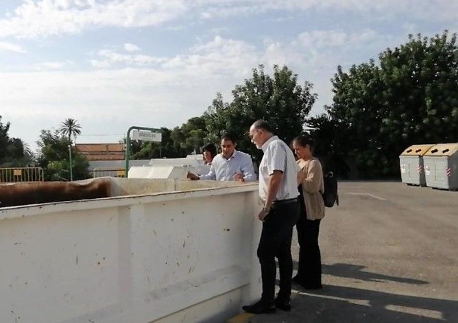 Manuel Villar en el ecoparque de Aguamarga