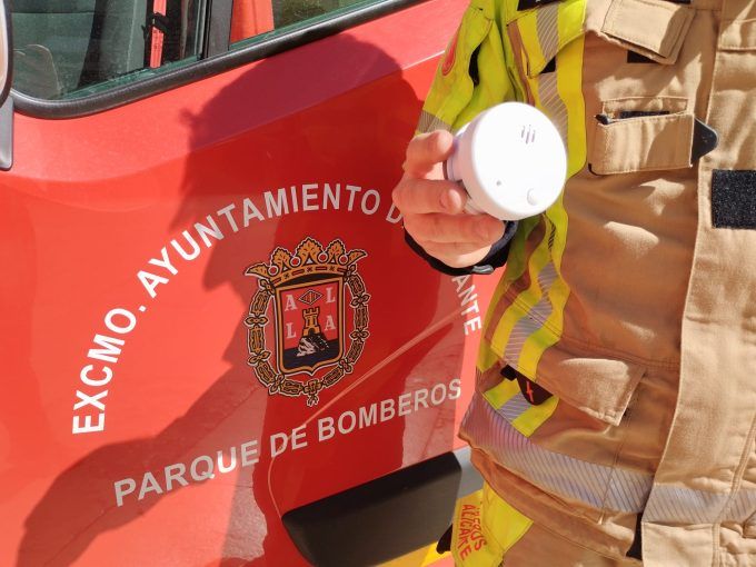 detector humos bomberos alicante