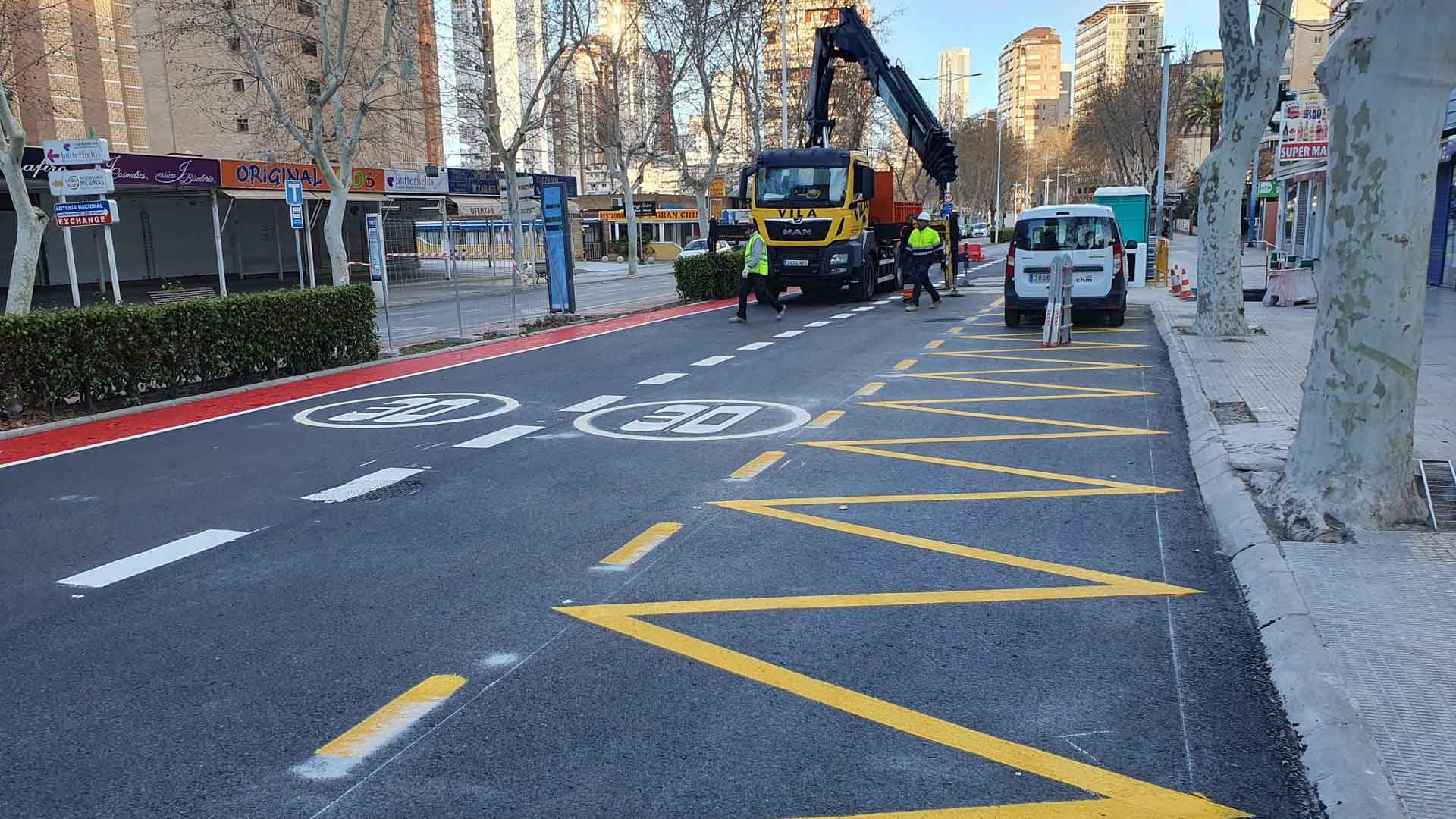 benidorm reabre avenida mediterraneo