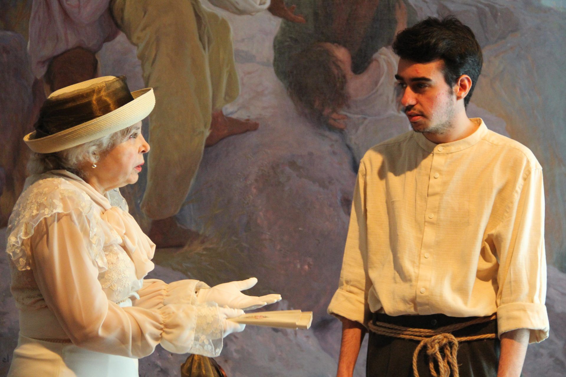 Visita teatralitzada en el Mubag