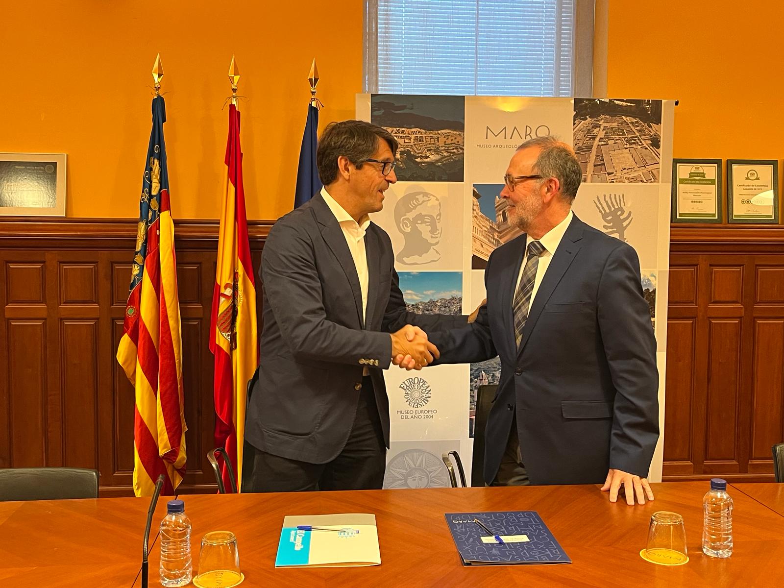 Firma convenio Fundación-Ayto El Campello Firma convenio Fundación-Ayto El Campello