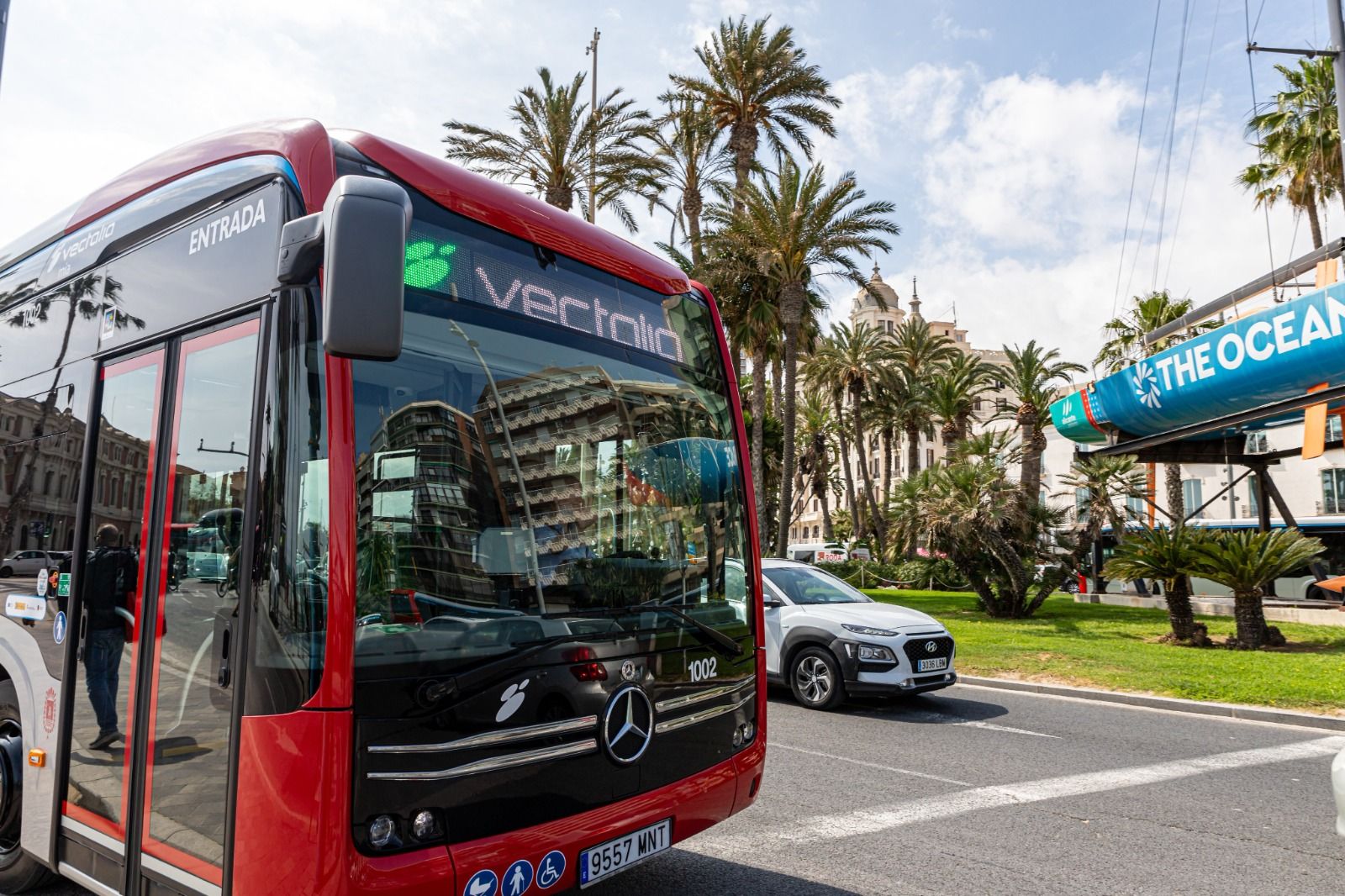 Un autobús eléctrico de Vectalia