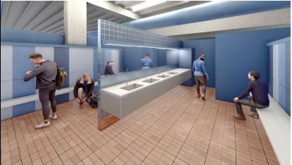 Futurs vestuaris en les piscines del Tossal