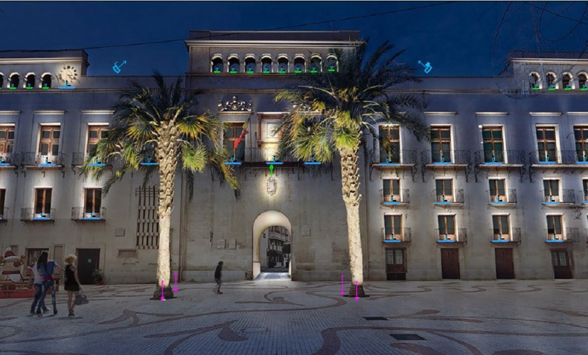 ILUMINACION-AYUNTAMIENTO elche ILUMINACION-AYUNTAMIENTO elche