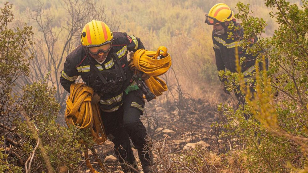 Bomberos del consorcio provincial de Bomberos