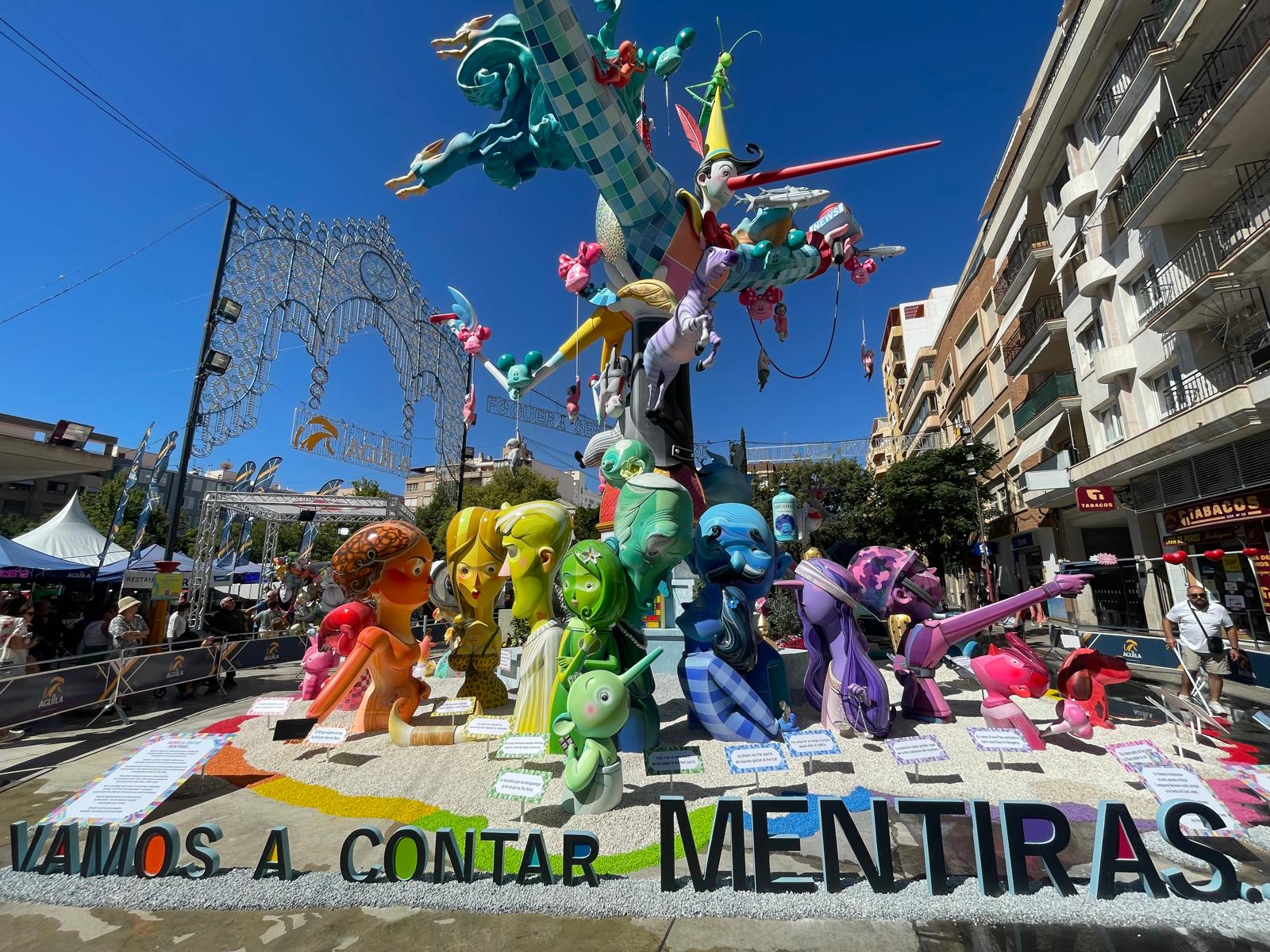 Hoguera Séneca Autobusos 2024