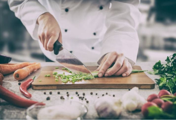 Chef cocinando