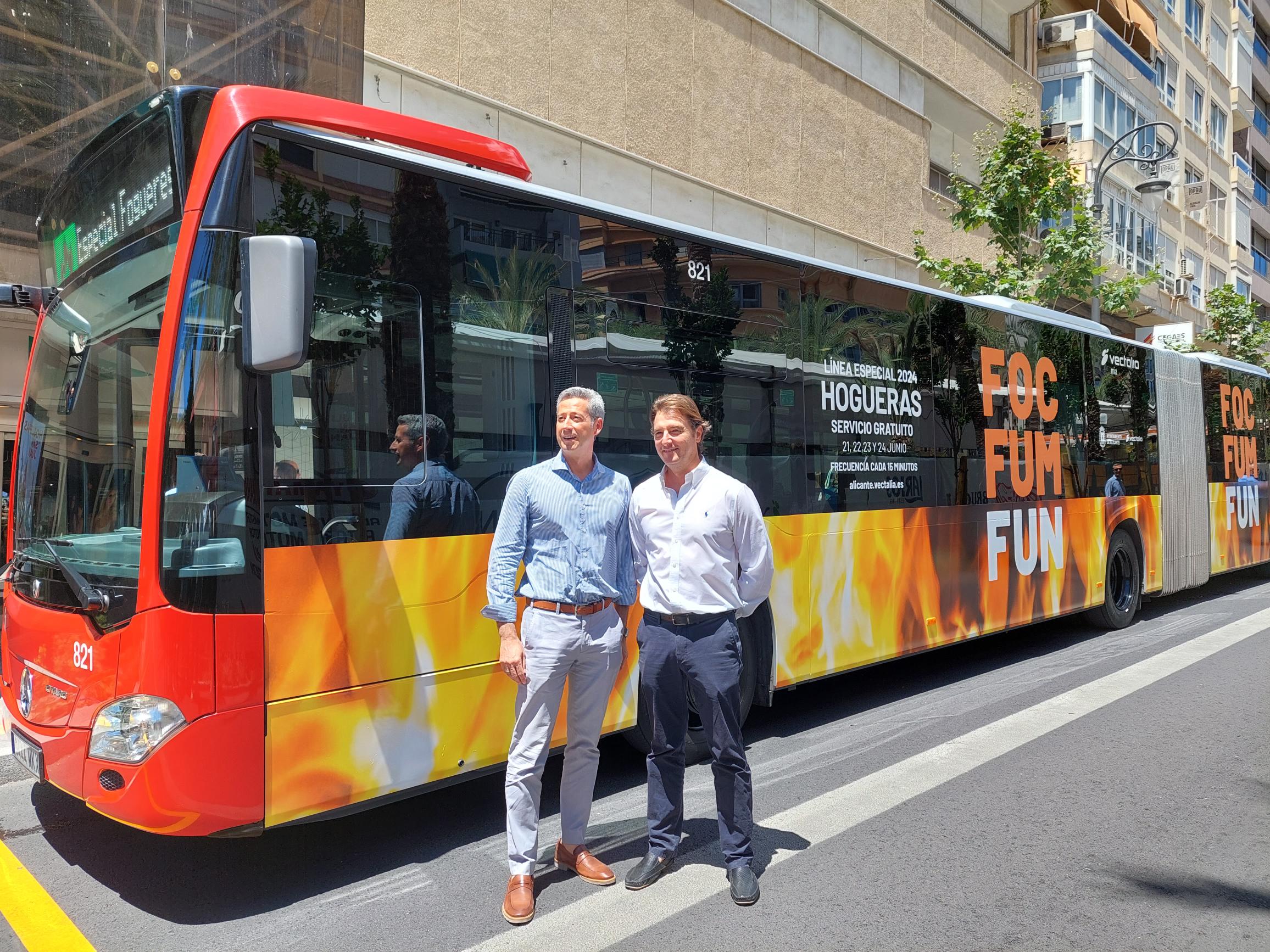 Autobús especial de Fogueres