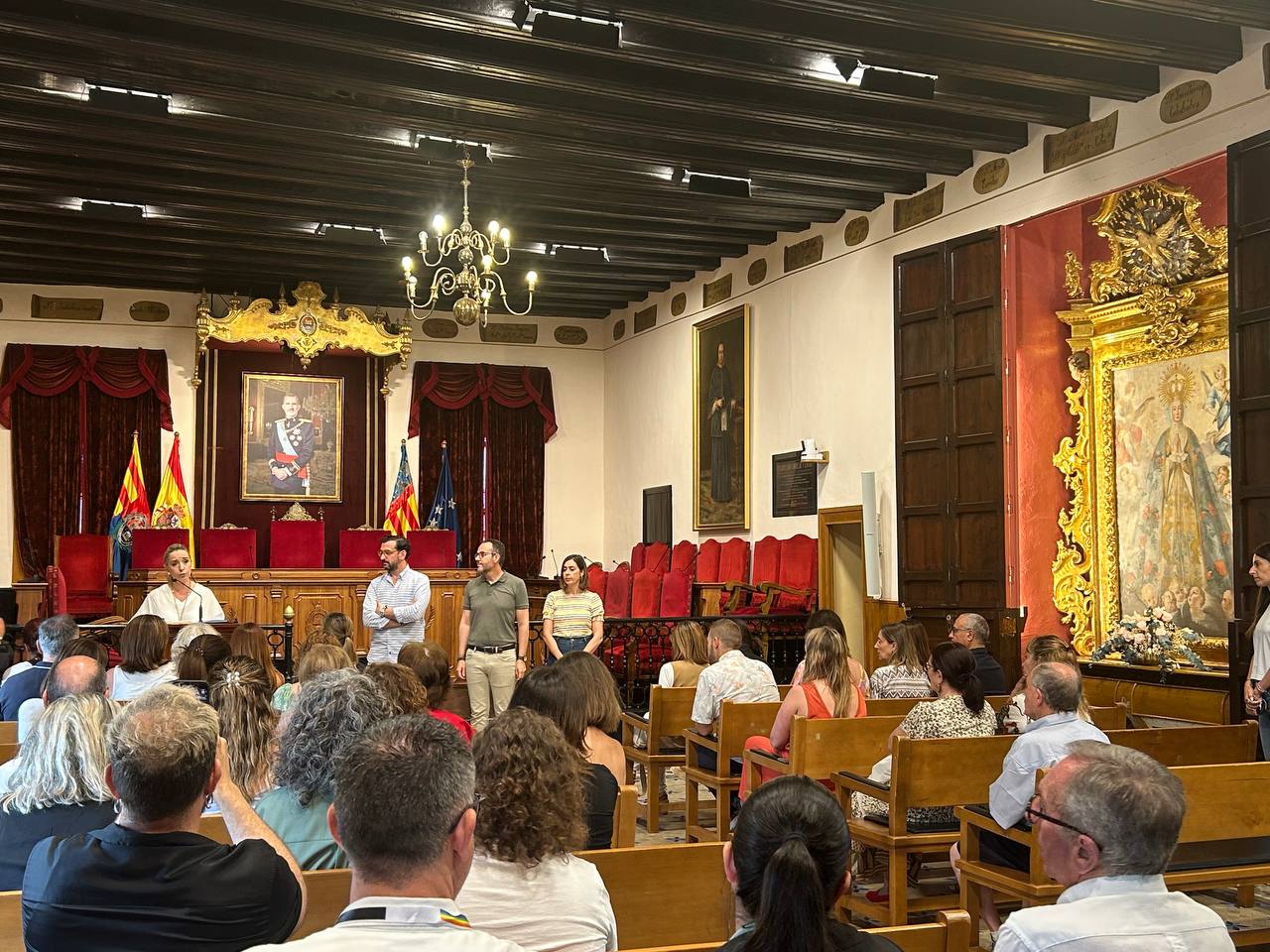 Lectura del manifest LGTBIQ+ en l'Ajuntament d'Elx