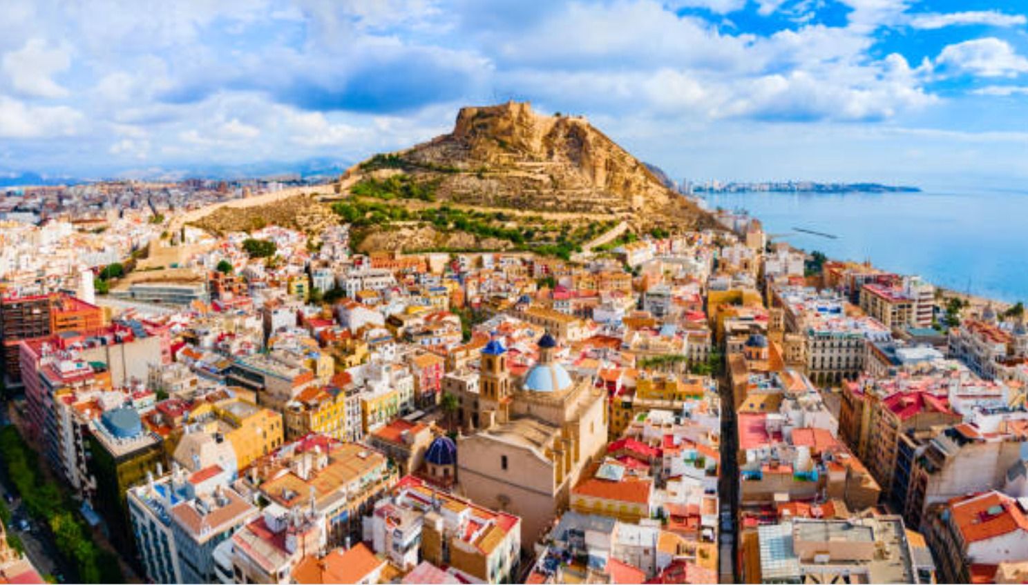 Imagen aérea de la ciudad de Alicante