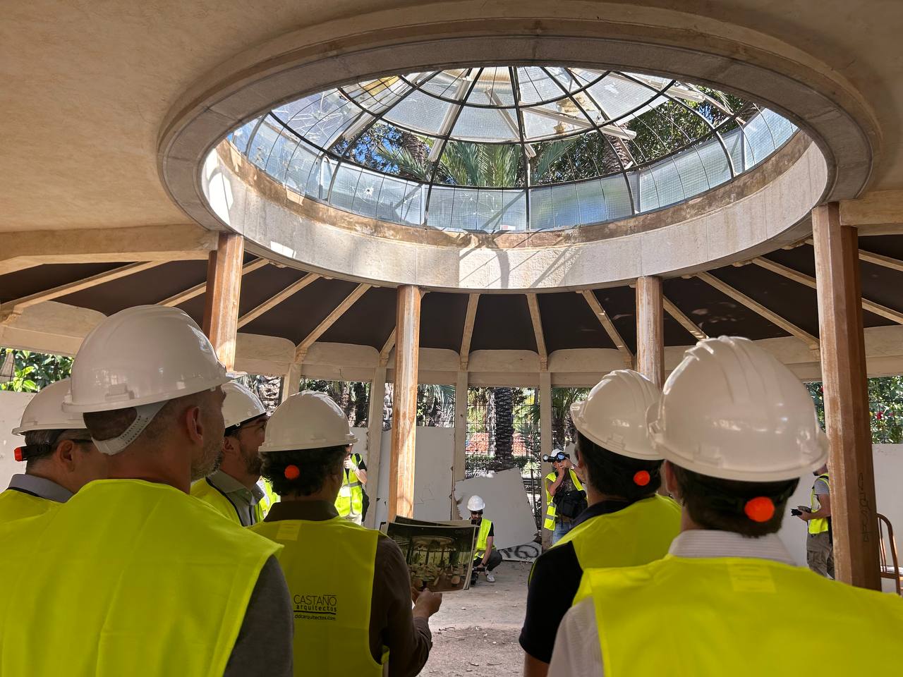 Obras del restaurante del Parque Municipal