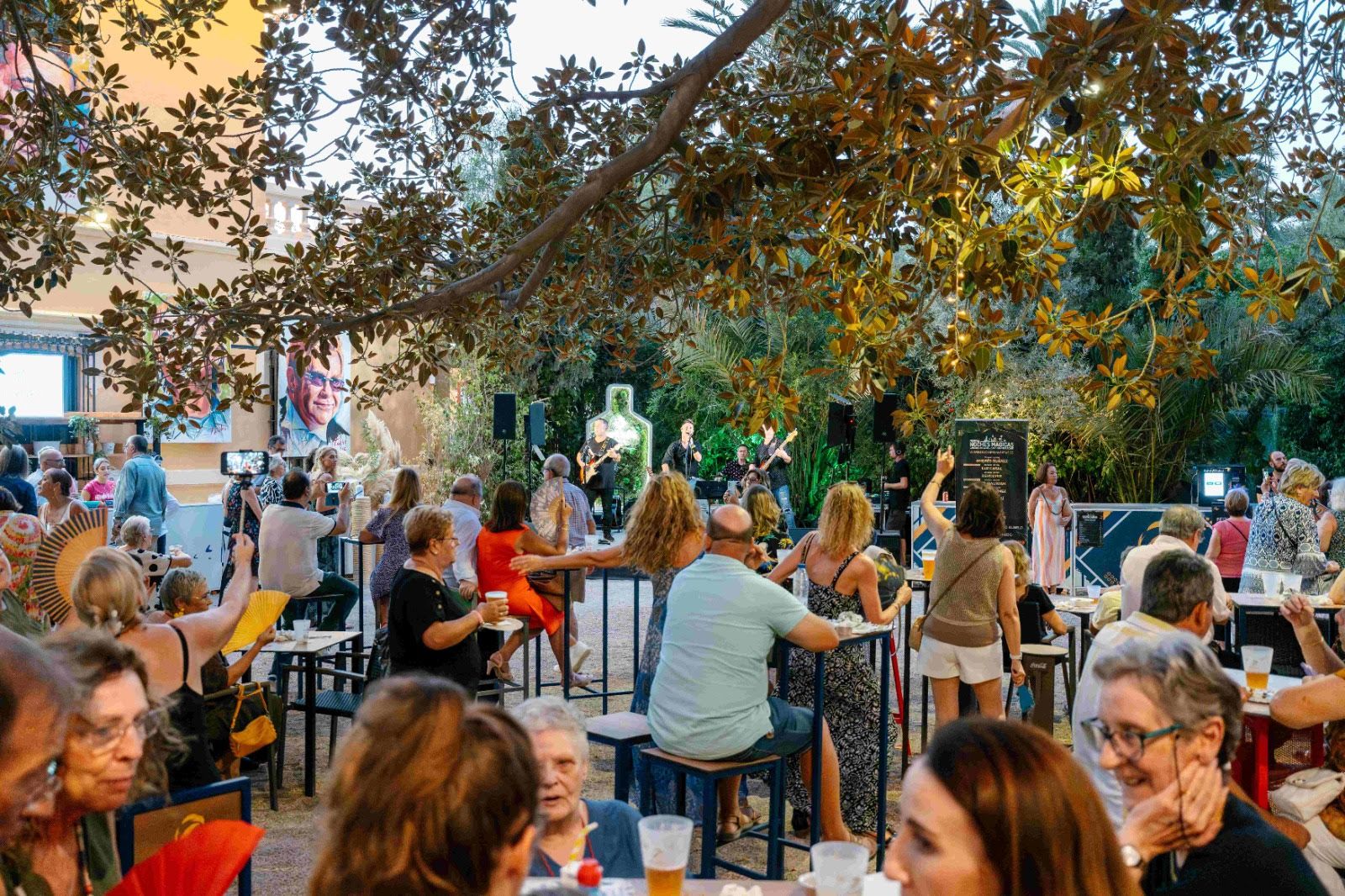 Actuaciones en directo en el festival Noches Mágicas de Alicante