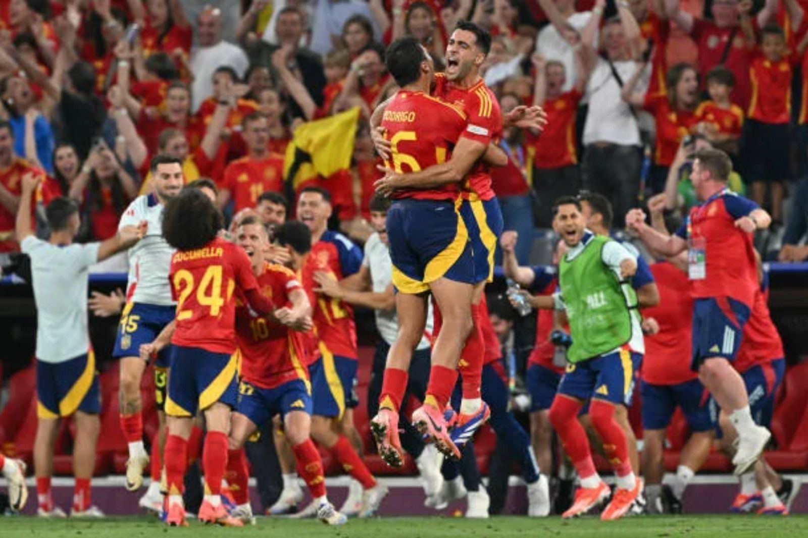 Selecció Espanyola de Fuutbol en l'Eurocopa