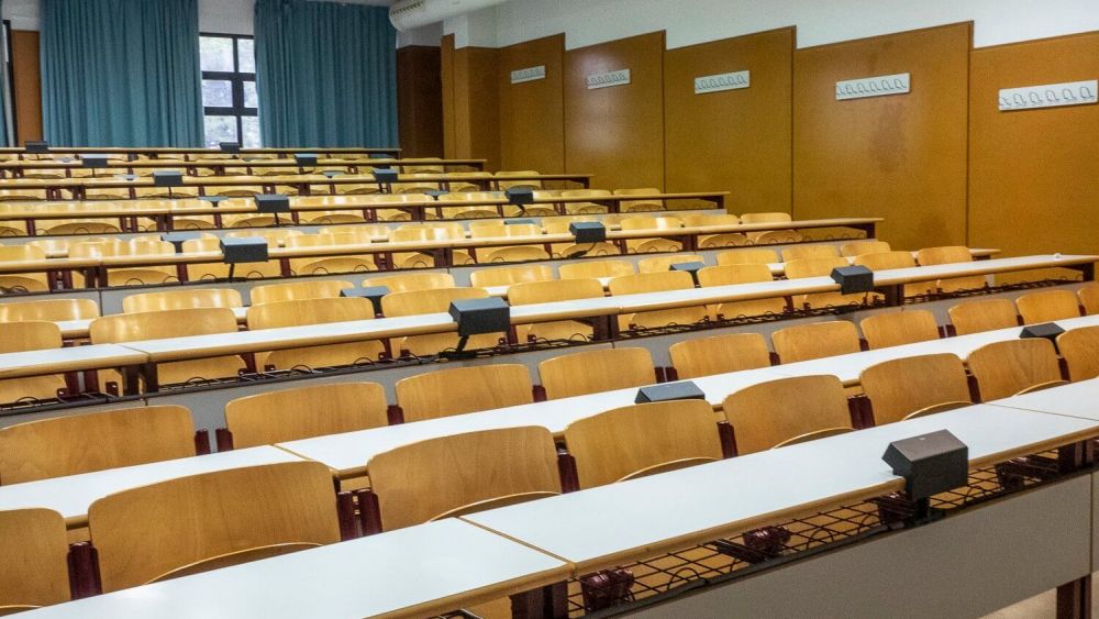 Aula de la Univeridad de Alicante