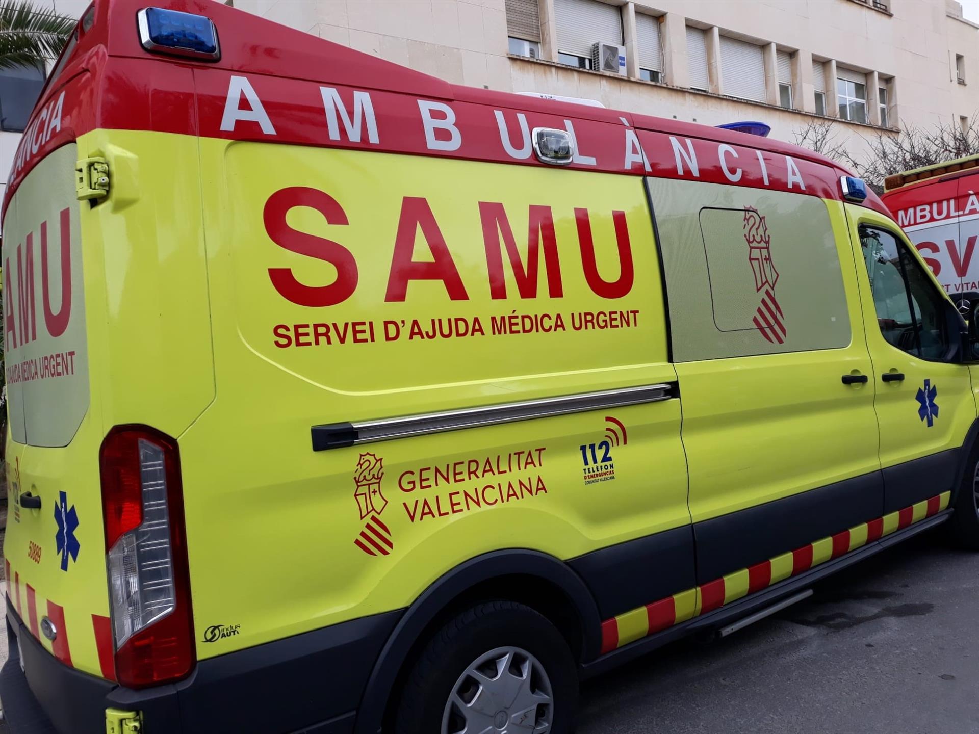 Imatge d'arxiu d'una ambulancia del SAMU