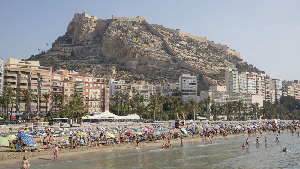 Playa de El Postiguet en Alicante