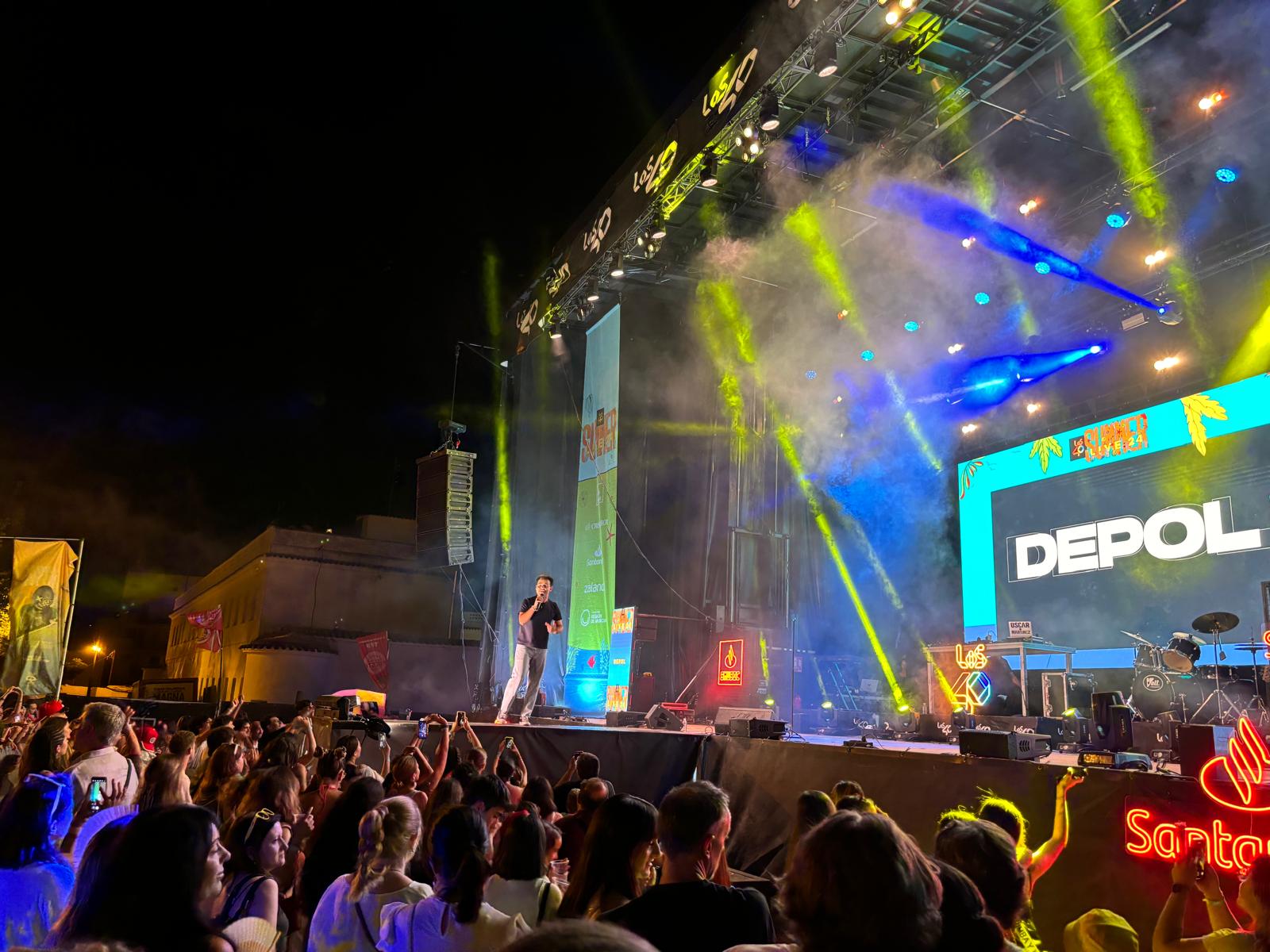 El concert de Depol en LOS40 Summer Live d'Alcoi