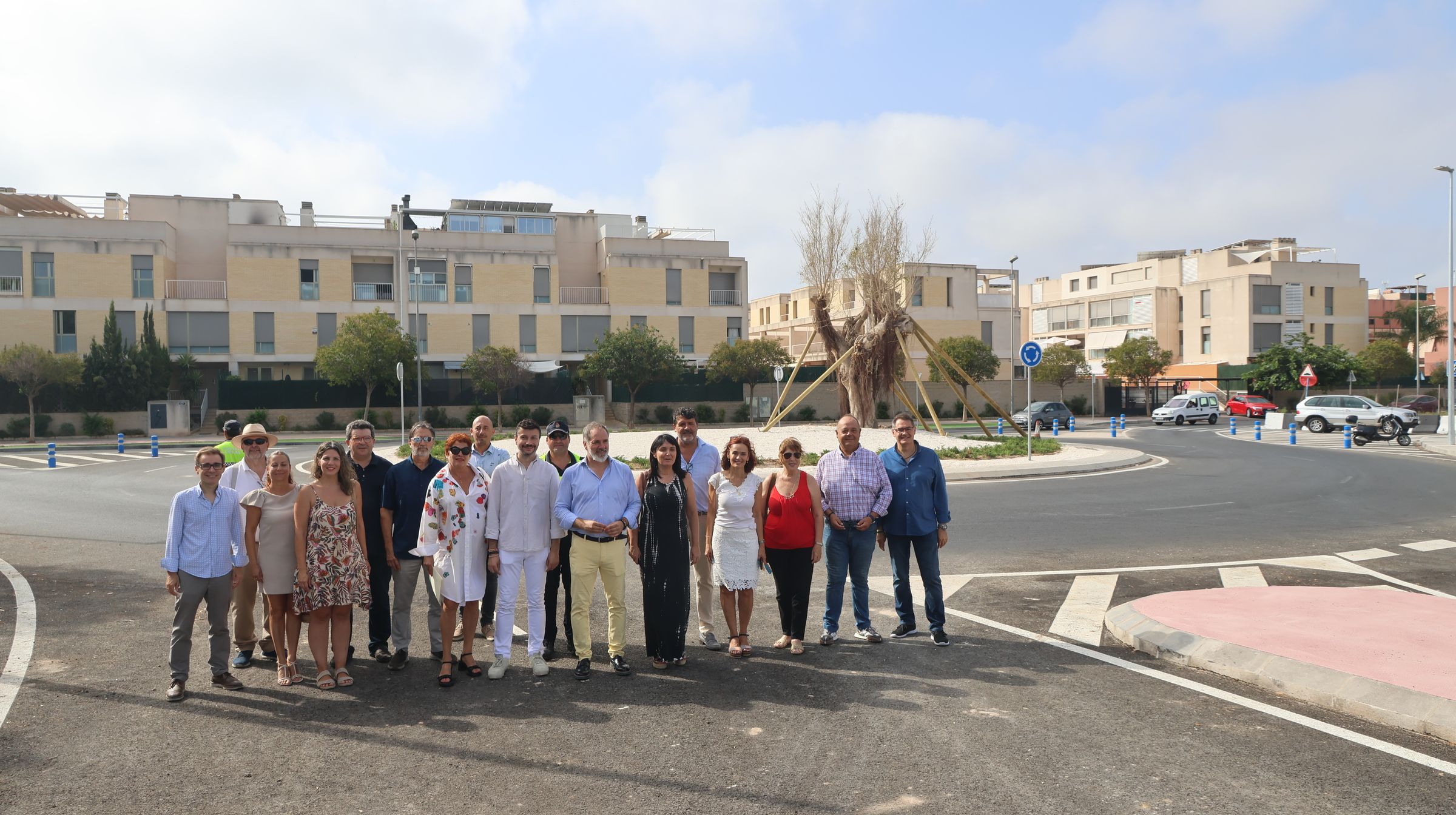 Inauguració rotona de  Nou Nazareth