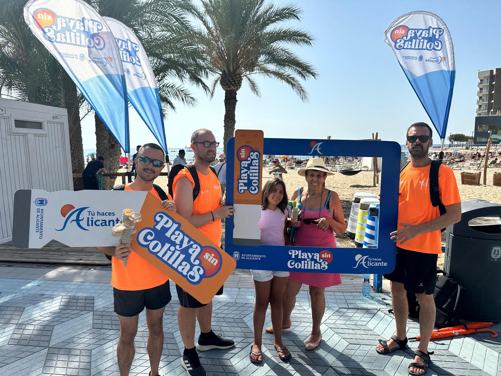 Presentació de la campanya 'Playas sin colillas' d'Alacant