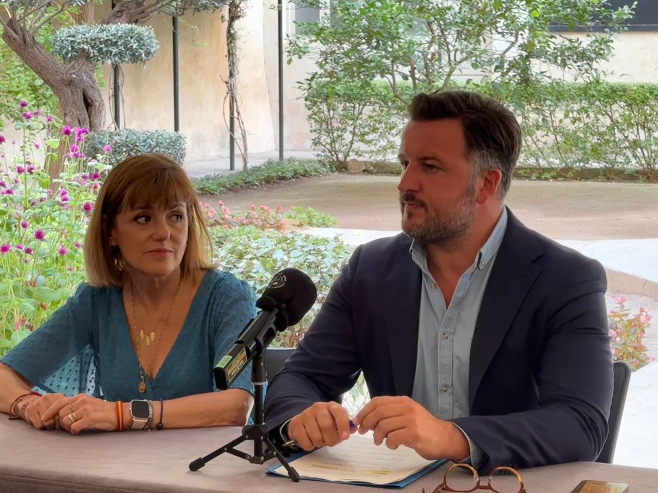L'alcalde Pablo Ruz en roda de premsa