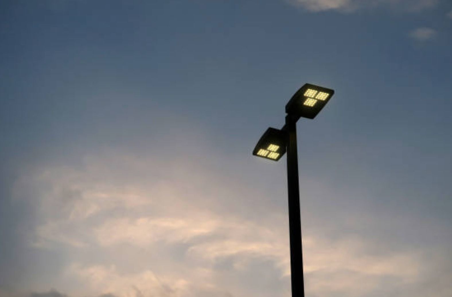 Farola con tecnología LED