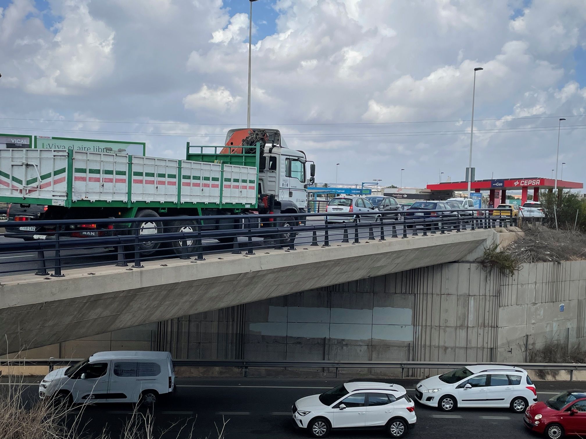 Carretera N 332 al seu pas per Torrevieja