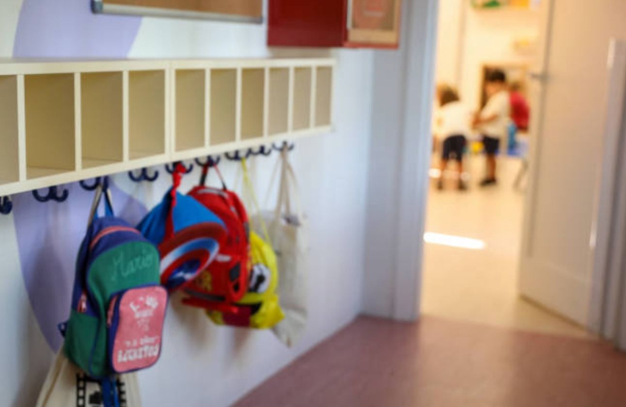 Aula de un colegio de educación infantil