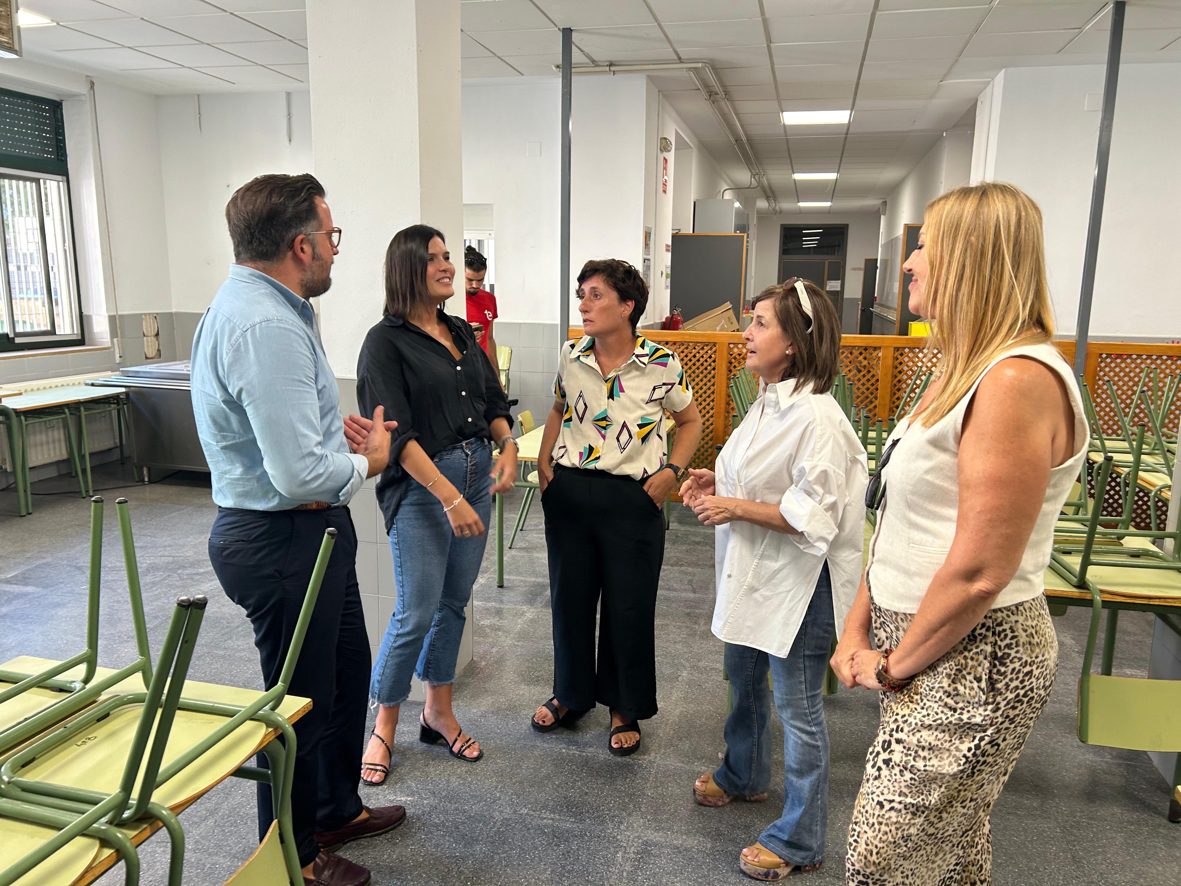 Visita a un colegio de Elche