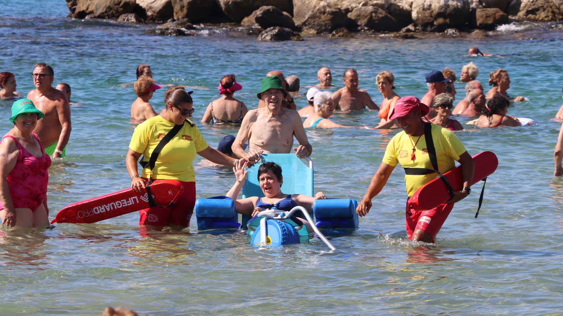 Cadires amfíbies a Benidorm