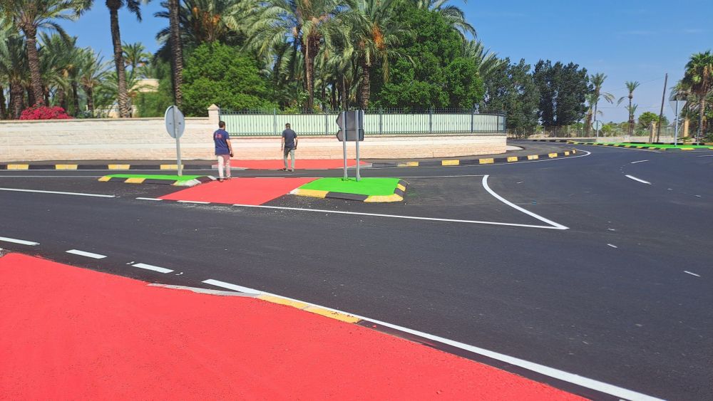 Nuevo carril ciclopeatonal entre Elche y Asprillas