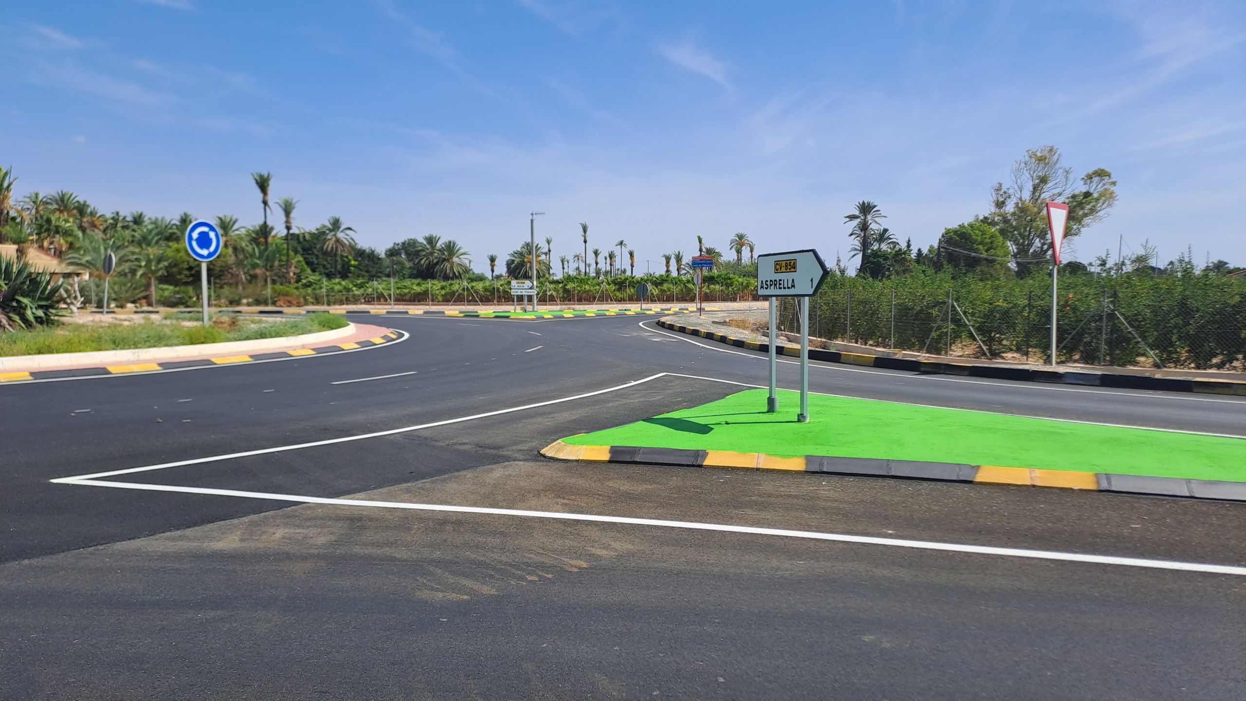 Carretera d'Asprillas en Elx