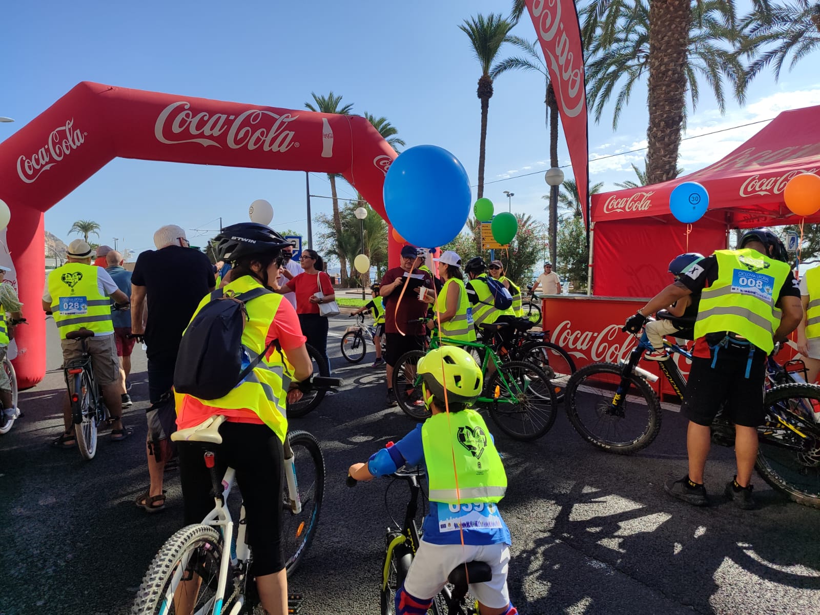 Imatge de la passada Ciclovía Litoral d'Alacant
