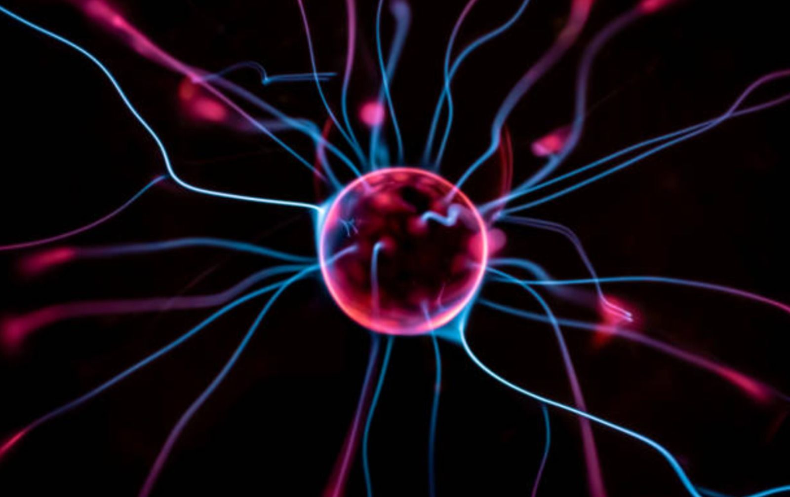 Descàrregues elèctriques en una bola de plasma (Foto: Daniel Bosma)