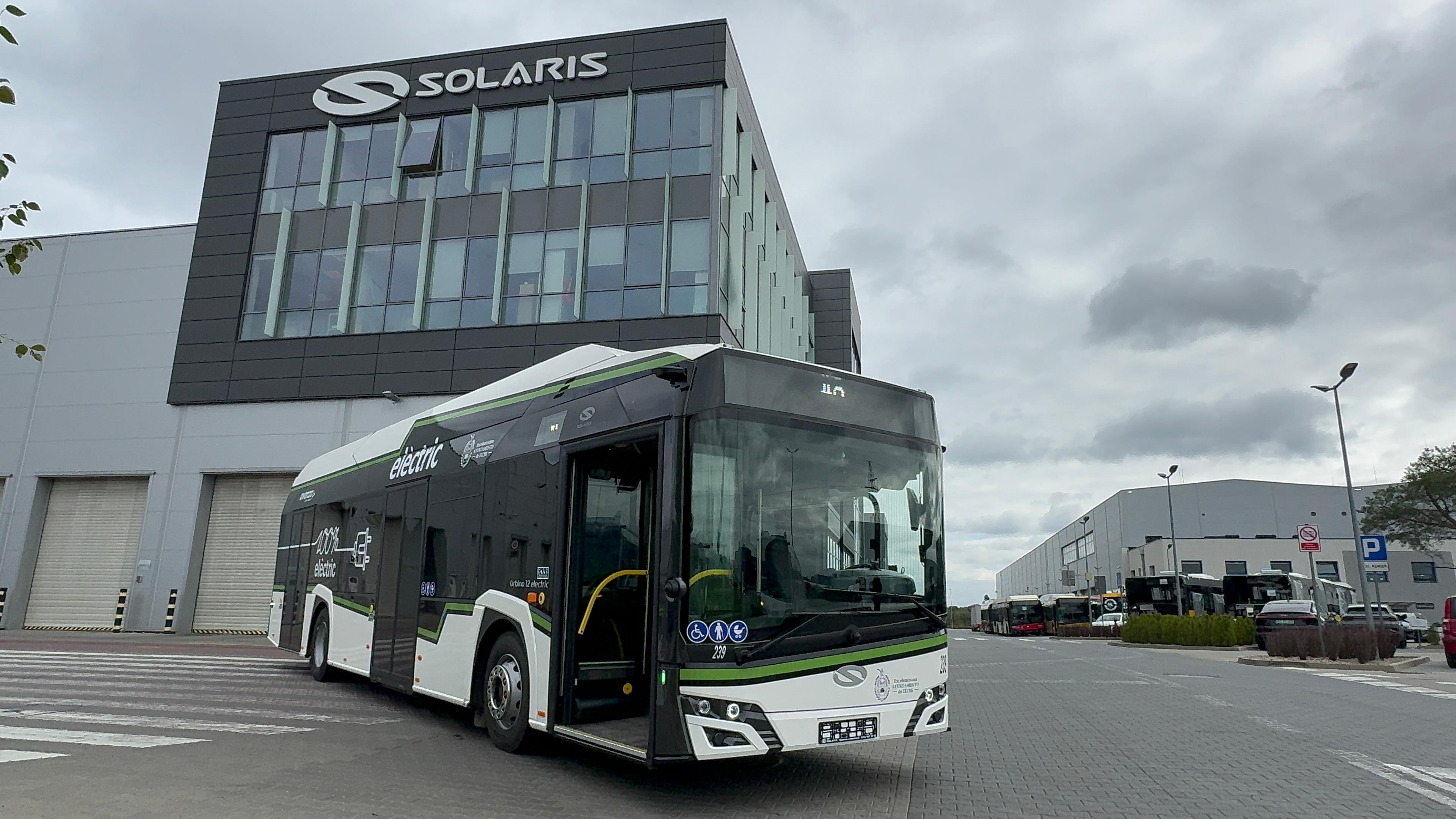 Nuevo autobús eléctrico de Elche