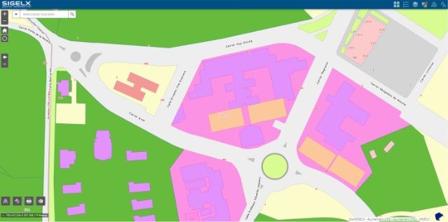 Mapa de carrer d'Elx