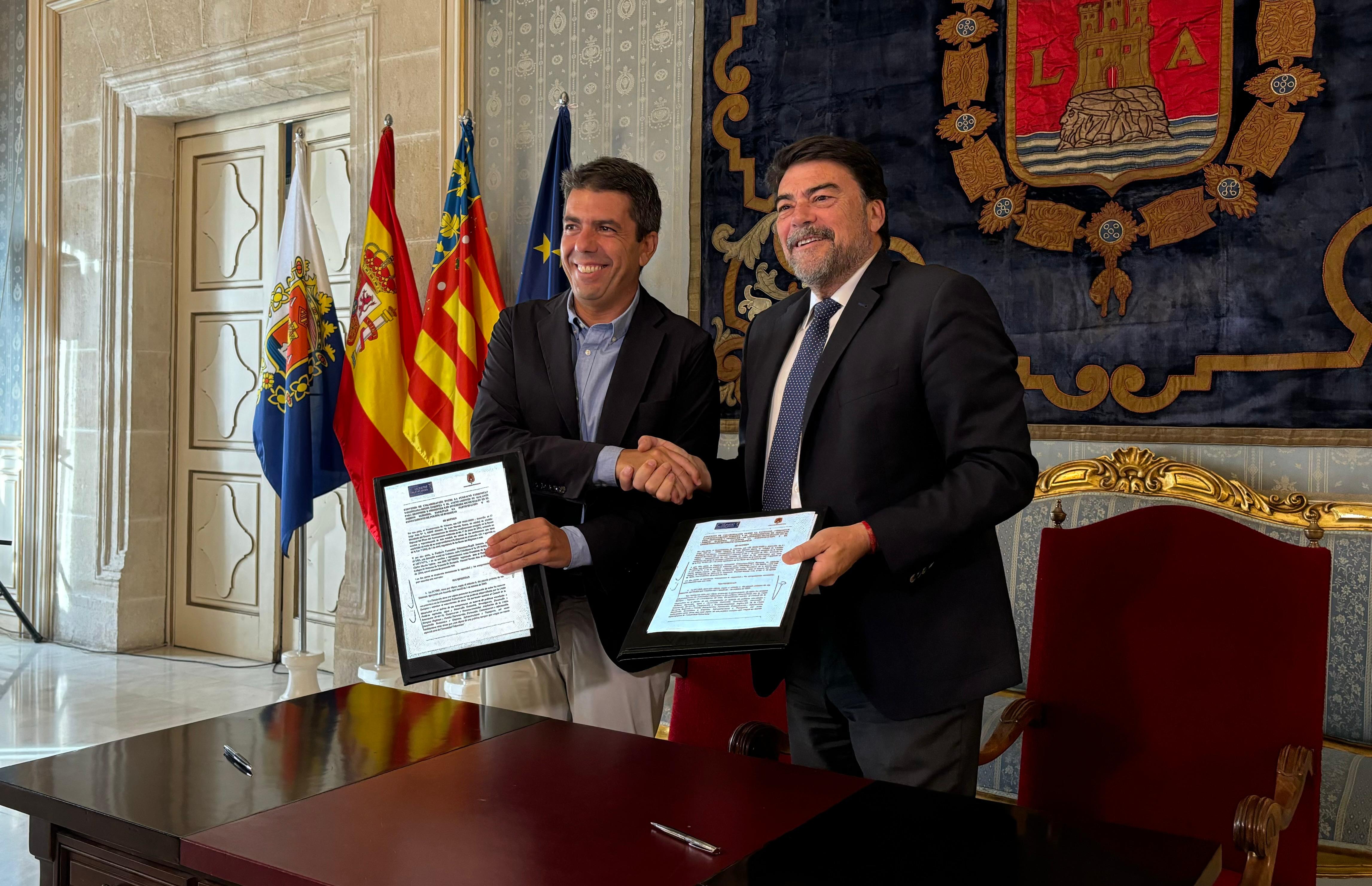 Carlos Mazón y Luis Barcala