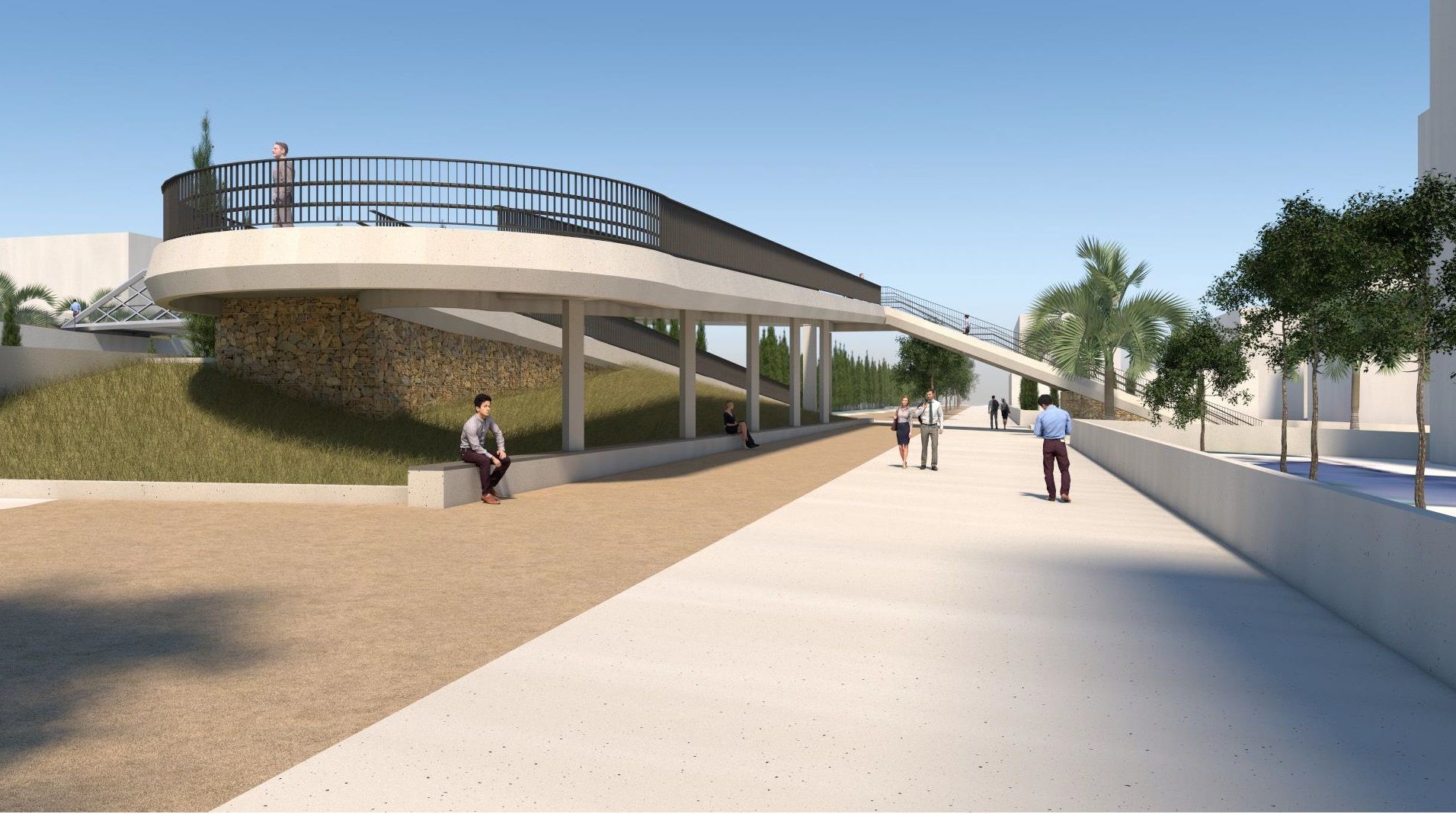 Nova pasarela peatonal d'Elx