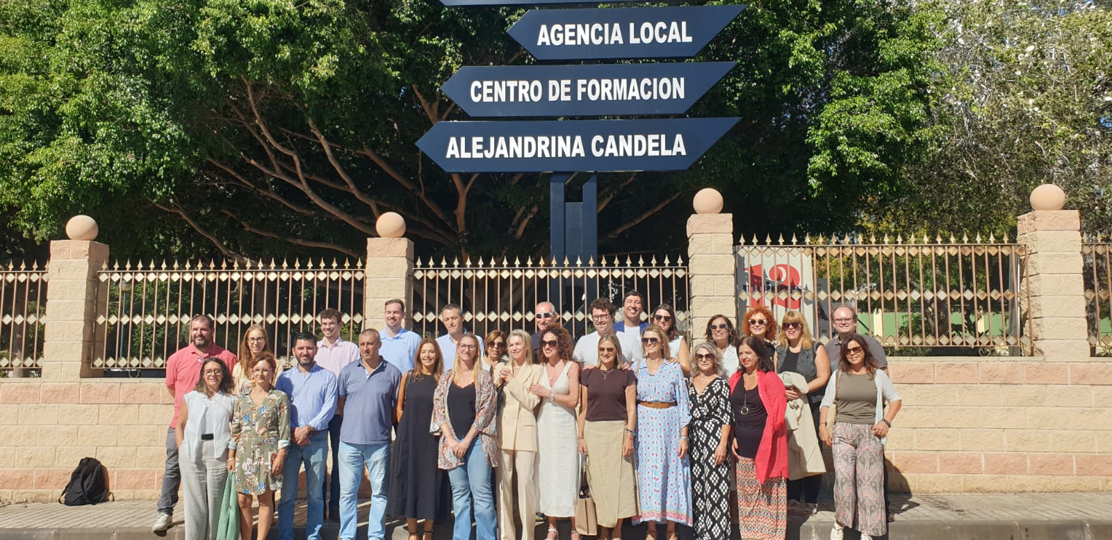 Descubrimiento del nombre de Alejandrina Candela al Centro de Formación de Impulsalicante