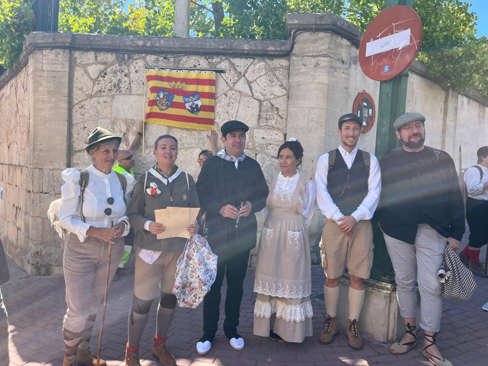 L'alcalde Toni Francés en la Fira Modernista d'Alcoi