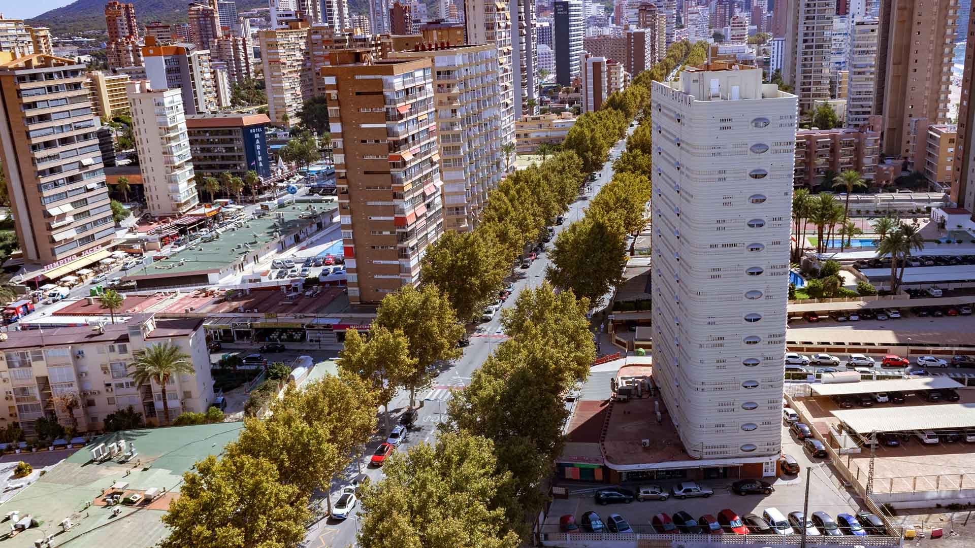 Avenida del Mediterráneo en Benidorm