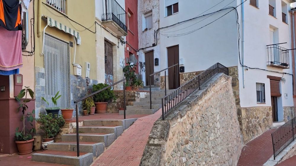 Una de las calles del núcleo antiguo de Cocentaina