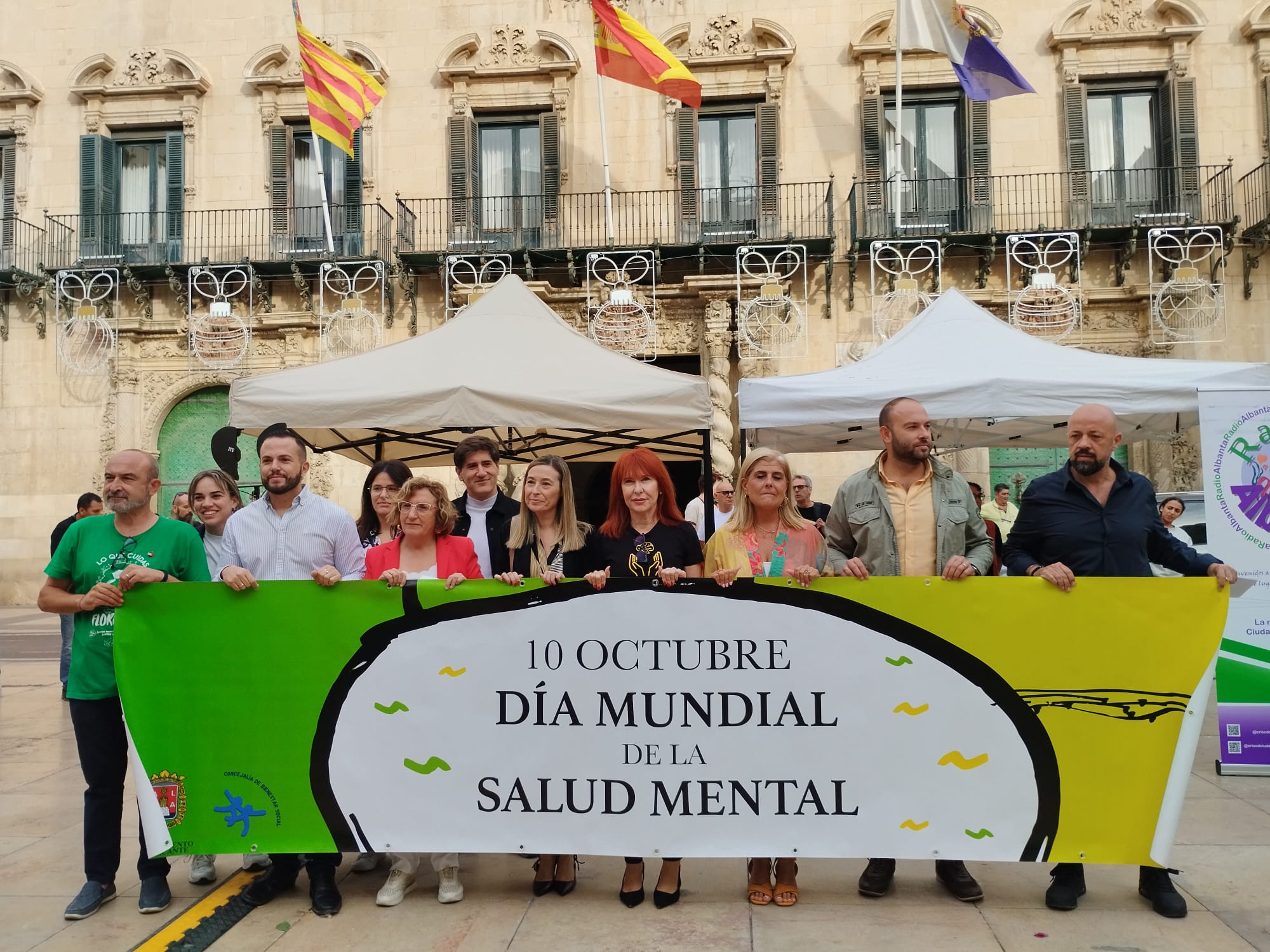 Acte institucional pel Dia Mundial de la Salut Mental a Alacant
