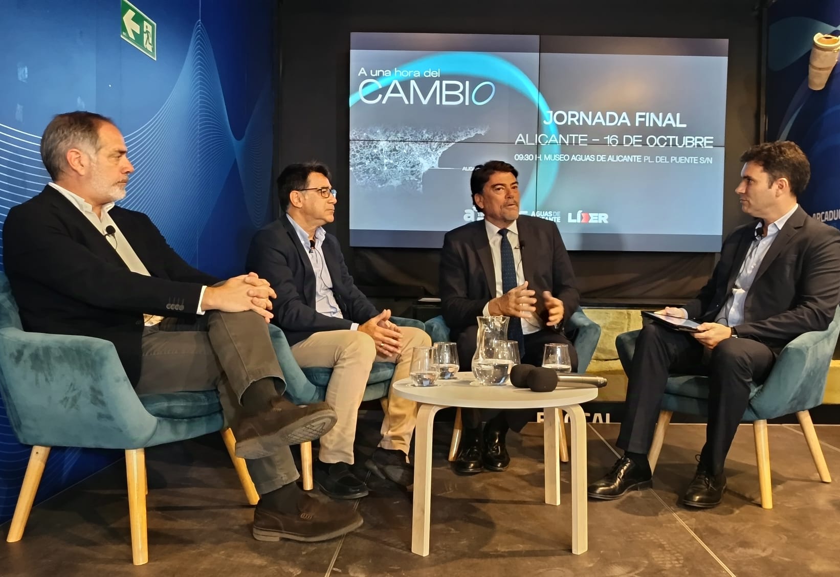 Luis Barcala en les jornades 'A una hora del canvi' de Terciario Avanzado i Aigües d'Alacant