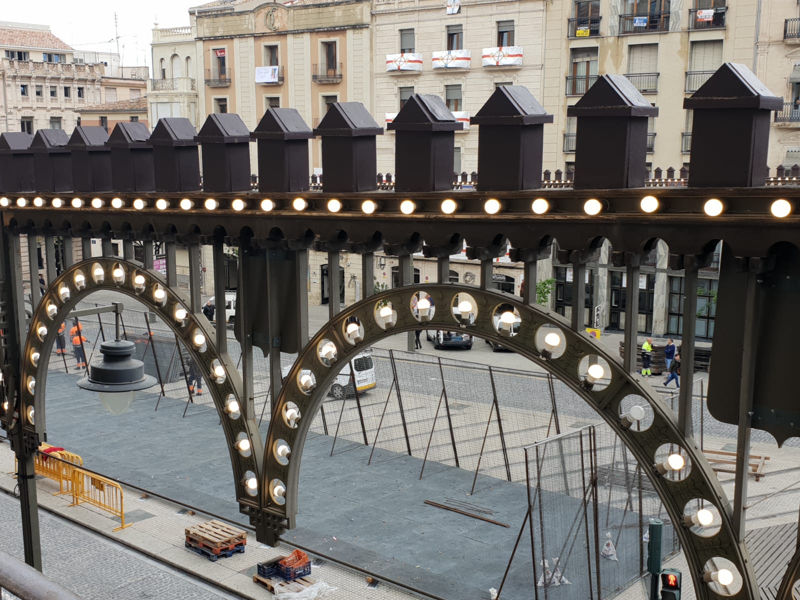 Enramada de la Plaça d'España d'Alcoi
