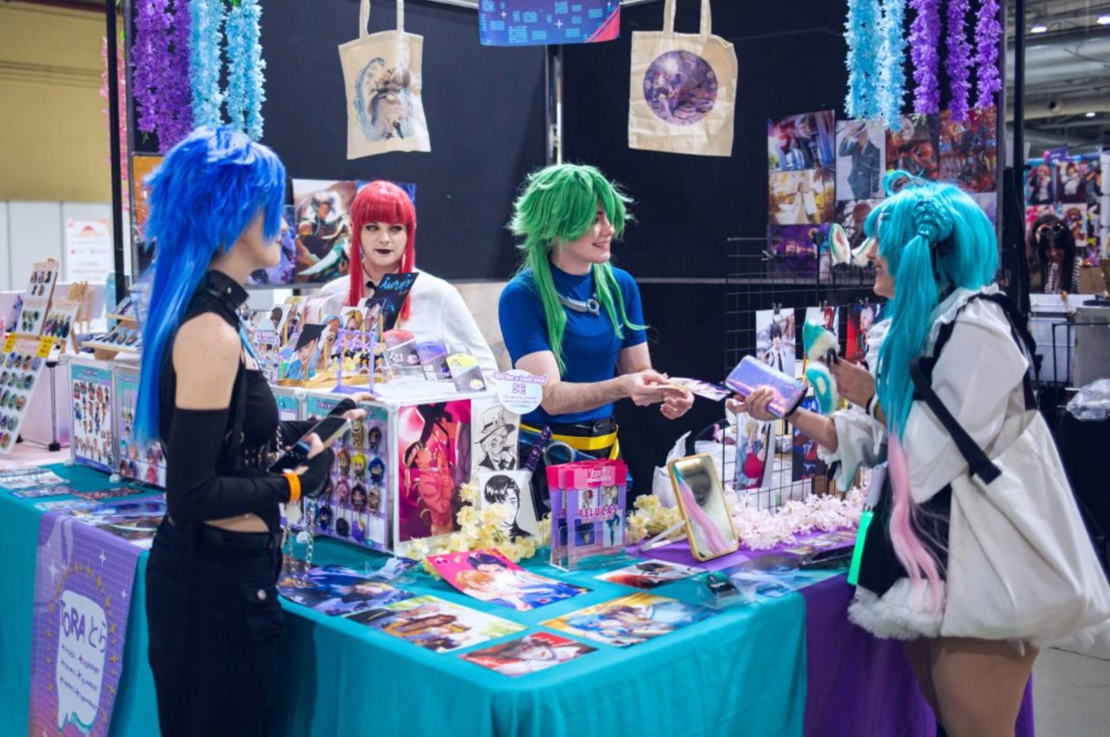Expositor en el Saló del Manga d'Alacant (Foto: Japan Weekend)