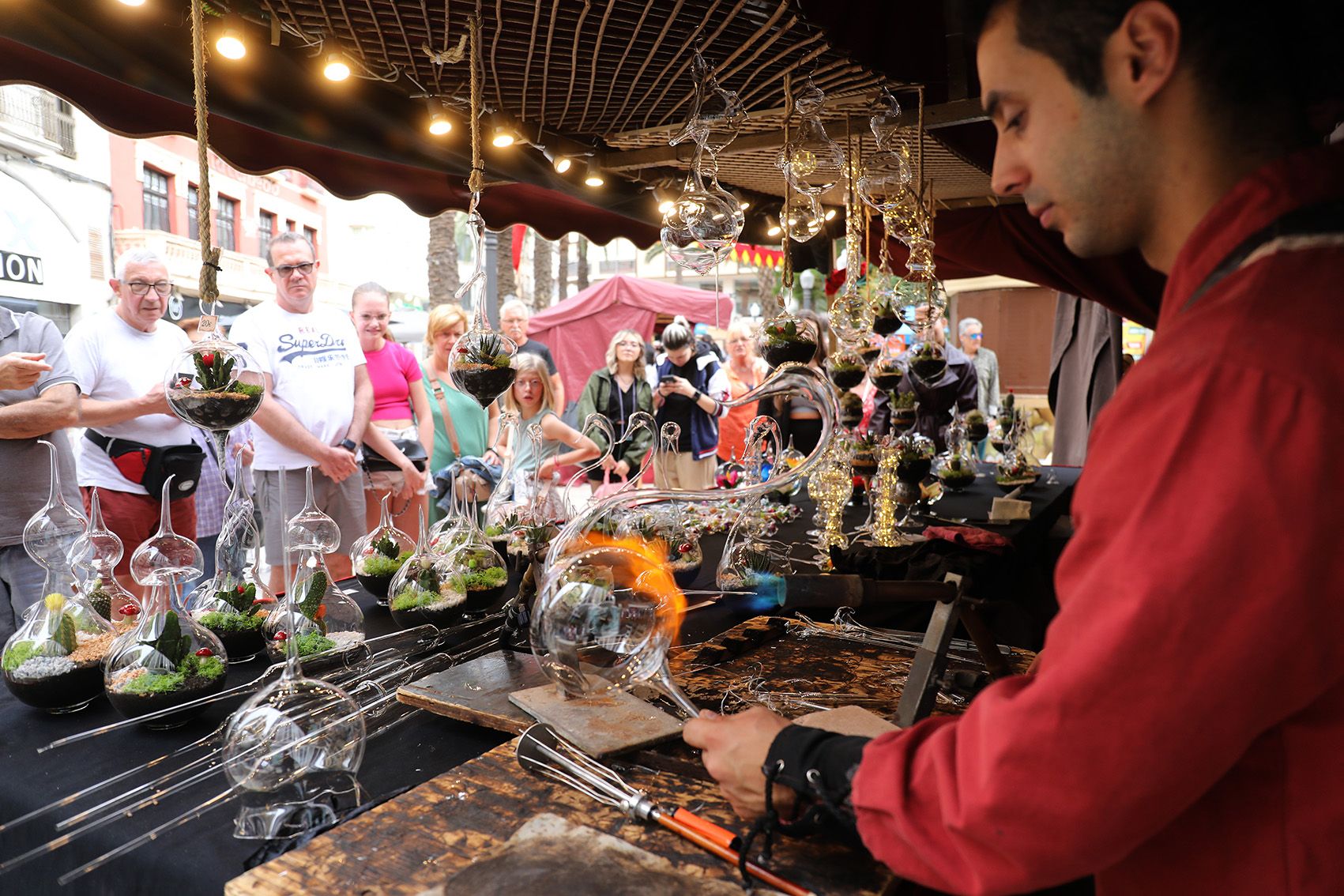 Artesanía en el mercat medieval d'Elx